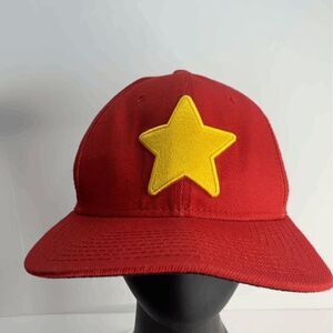 Steven Universe Cartoon Network‎ Snapback Hat Red Yellow Star Logo Adjustable